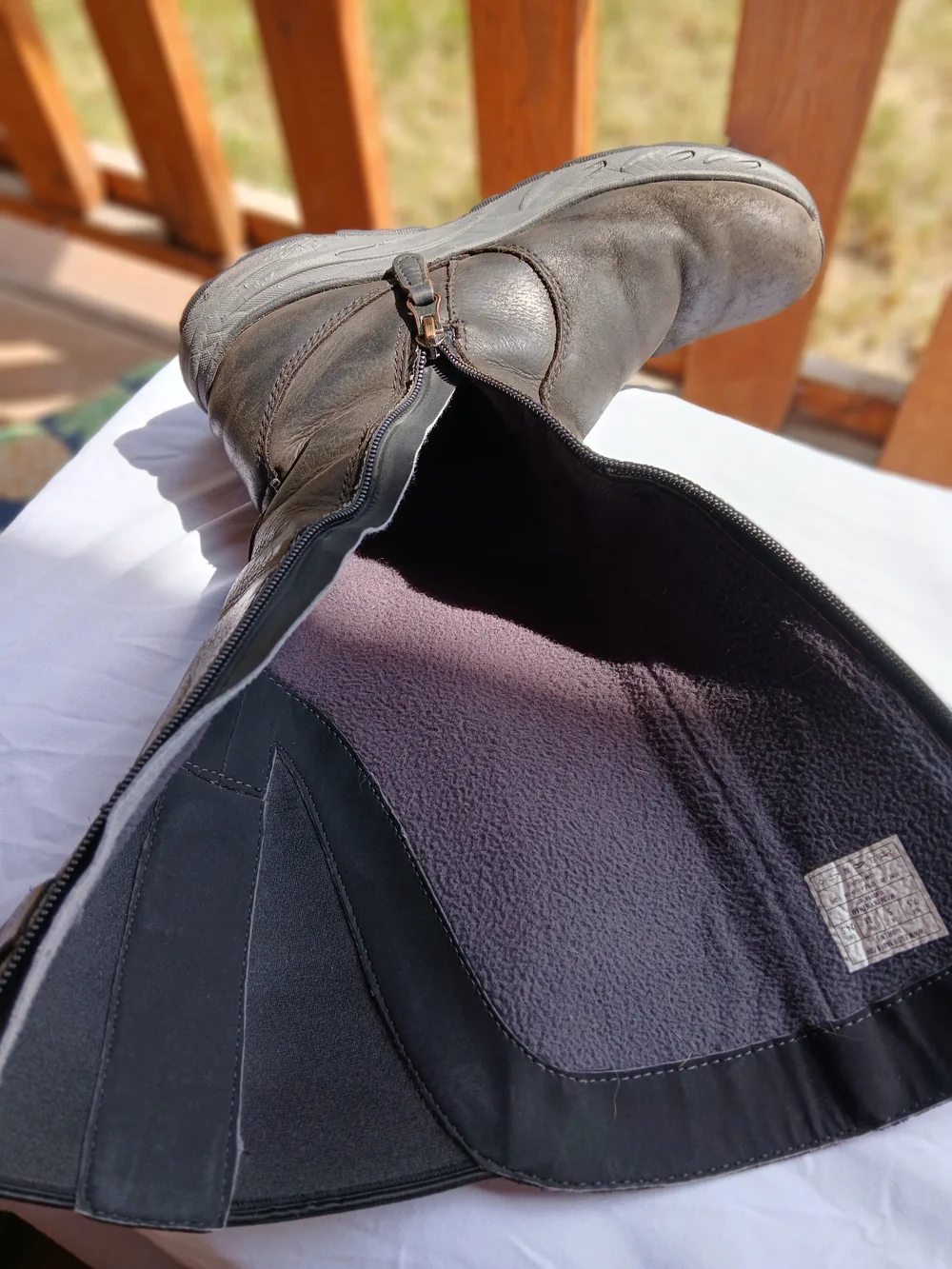Eddie Bauer Black Tall Heeled Boots